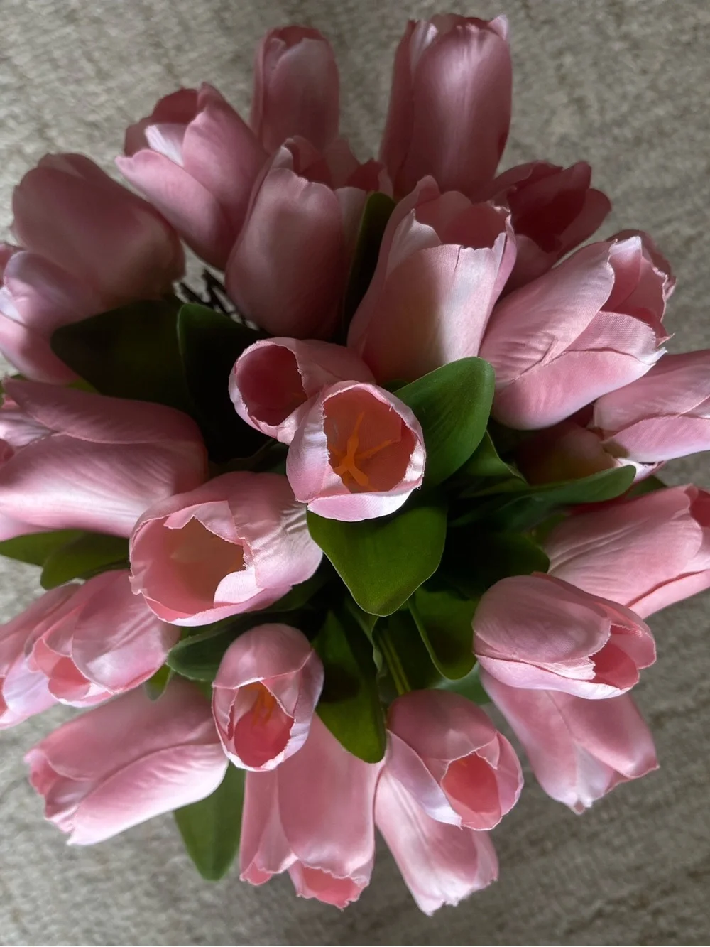 Pink Tulip Bundle Decorative Arrangement - Home Accents